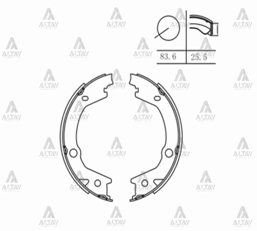 Hyundai Sonata Fren Balata El Pabuç OEM 58350-2GA00